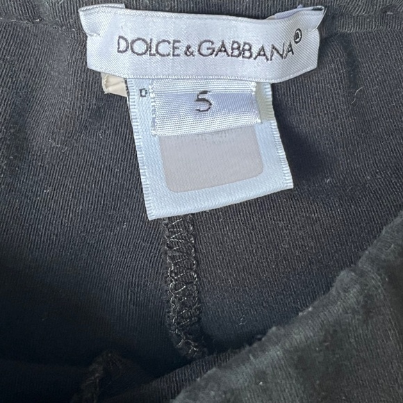 Dolce & Gabbana Leggings, Black and Gold, Girl's 5 - Picture 8 of 11